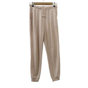 Z Supply Remi Triblend Drawstring Waist Beige Lounge Joggers Pants Women XS